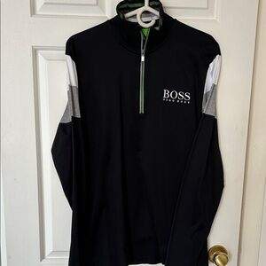 Hugo Boss Black and White Long Sleeve Shirt size xl brand new no tags